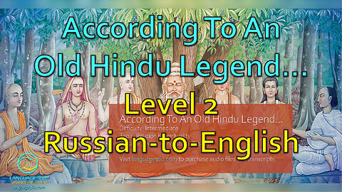 According To An Old Hindu Legend...- Leve 2 - Russian-to-English