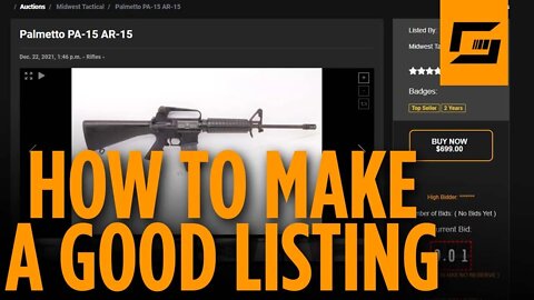 How To Create A Good Gun Listing