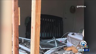 Vehicle crashes into baby's room in West Palm Beach