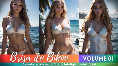 [HD] 🏝️ Brisa do Bikini: Uma Aventura Fashion à Beira da Praia 🌞 | IA Art #Bikini #Fashion