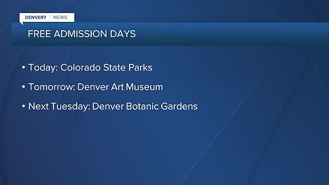 Free Days: State Parks Monday, Art Museum Tuesday, more