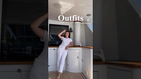 Summer yacht outfit ideas #ootd #whatiwore #yacht #shortsvlog