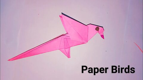 Origami Paper Parrot | How To Make Paper Bird