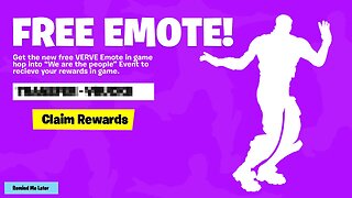 CLAIM YOUR FREE EMOTE IN FORTNITE!