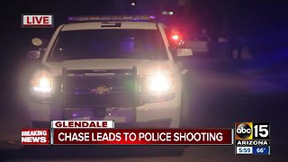 Police pursuit ends in deadly shooting in Glendale