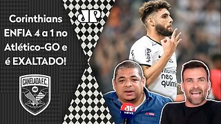 "Cara, o Corinthians JOGOU MUITO, e SABE o que FOI IMPRESSIONANTE?" 4 a 1 no Atlético-GO é EXALTADO!