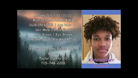 #Missing #Anniversary | Kristopher Gubser | 01/10/22