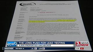 Health dept. urges for lead testing