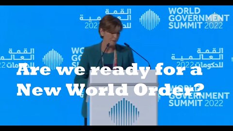 CNN's Becky Anderson opening statements yesterday at the World Government Summit