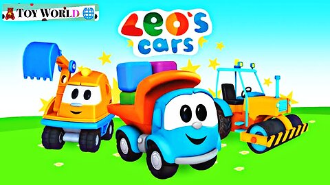 Kids cartoons online || Leo the Road Roller -Constrution Vehicles for kids cartoons || Education