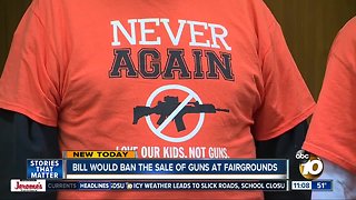 Bill would ban sale of guns at Fairgrounds