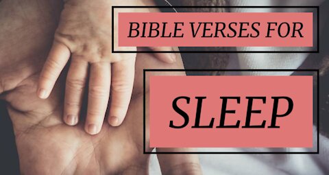 BIBLE VERSES FOR SLEEP 8// SLEEP BIBLE VERSES//Scriptures for Sleeping