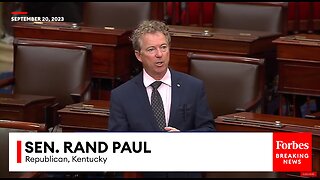 Rand Paul give epic speech brutalizing politicians sending money to Ukraine