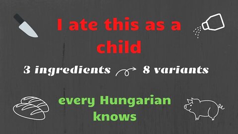 A HUNGARIAN IN HUNGARY - I HAD THIS AS A CHILD - ONLY 3 INGREDIENTS