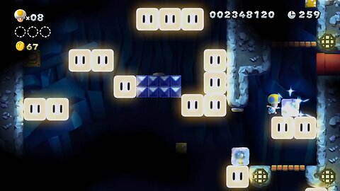 New Super Mario Bros. U Deluxe | Episode 48 - Rock Candy Mines-4 Light Blocks, Dark Tower
