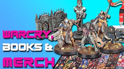 New WARCRY Crypt of Blood starter set, merch and Black Library books!