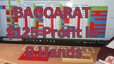Baccarat Play 12172023: 3 Strategies, 2 Bankroll Management Each. Baccarat Research.
