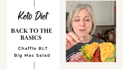 How Much Weight Have I Lost? Keto Chaffle BLT Sandwich / Big Mac Salad / Basics of Keto Day 13