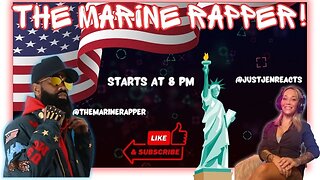 The Marine Rapper & Just Jen Reacts Break Bread on Trump VS Biden #podcast #oliveranthonyreaction