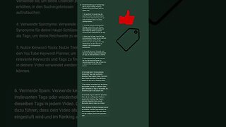 Wie du Youtube-Tags einsetzt