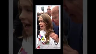 Biden tells young girl, “no serious guys til you’re 30” #shorts #joebiden