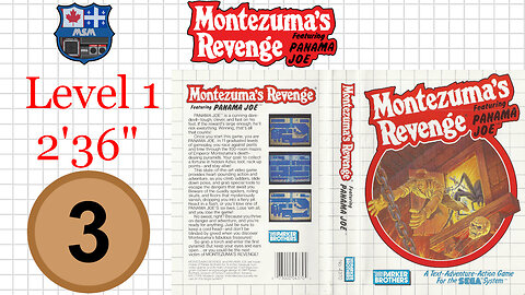Montezuma's Revenge [SMS] Level 1 [2'36"] 3rd place🥉 | SEGA Master System Marceau