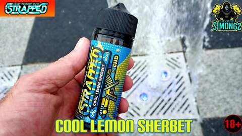 STRAPPED COOL LEMON SHERBET E-LIQUID REVIEW 🔞 #strappedeliquid #ukeliquid #bigdvapes #vape