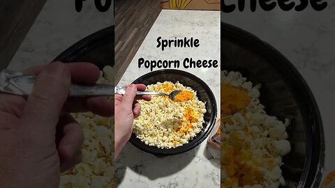 How to Make Cheesy Popcorn #Shorts