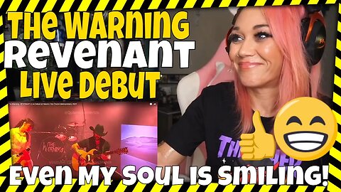 The Warning - REVENANT (Live Debut) REACTION | Just Jen Reacts to The Warning LIVE!