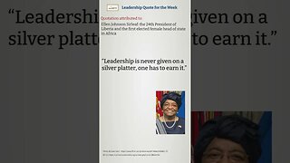 #shorts - A Leadership Quote