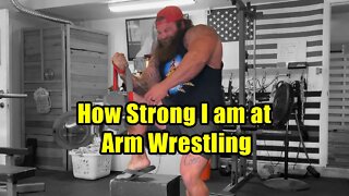 How Strong is Brandon Allen at Arm Wrestling?