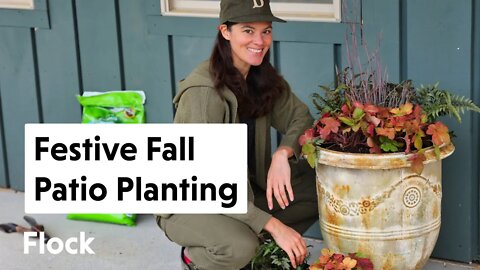 Planting METAL URNS with FALL FESTIVE COLOR at the MEADOW HOUSE — Ep. 126