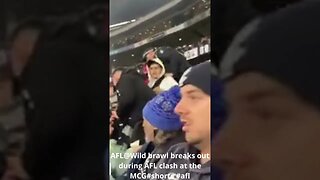 AFL@Wild brawl breaks out during AFL clash at the MCG #shorts #afl