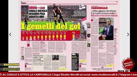 Cardinale e il Milan, Mourinho tra Inter e Roma. Rassegna Stampa ep.141 | 30.09.22