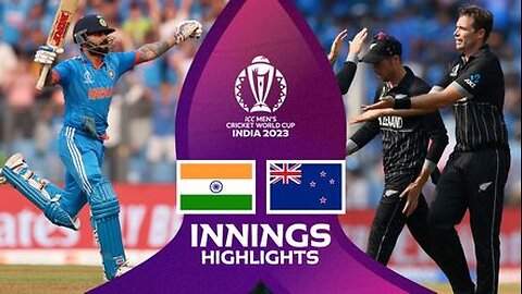 Ind vs Newzealand semifinal highlights 2023 world cup