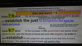 Establishment and Government of the Kingdom of God