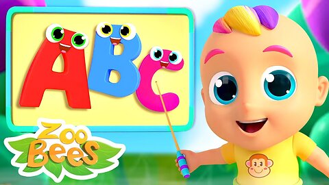 ABC Song | Alphabets Song For Kids | Songs For Babies | Nursery Rhymes with Zoobees | Kids Song | RL Jamil | Kids