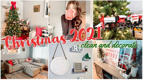 NEW CHRISTMAS CLEAN AND DECORATE PART 2 2021 | DECORATE MY HOUSE FOR CHRISTMAS WITH ME