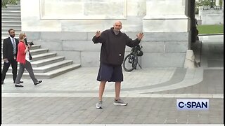 John Fetterman (D-PA) returns to Capitol Hill, after 2 months in psych ward.