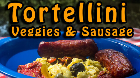 Dutch Oven Tortellini Veggies & Sausage