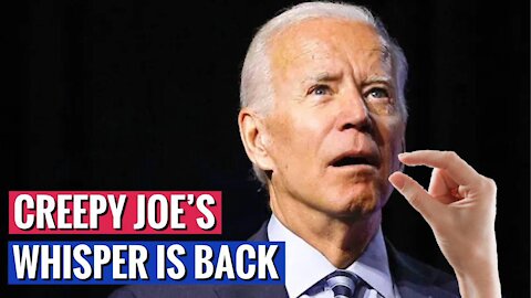 Biden Whispers and Pinches His Own Face Onstage in Most Recent Humiliation to Our Country