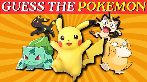 Can You Guess the 40 MOST Popular Pokémon? Fun Pokémon Quiz!"