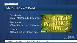 Restaurant and store deals for St. Patrick's Day
