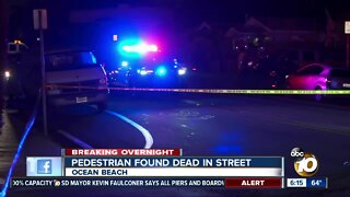 Pedestrian found dead on Ocean Beach street