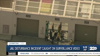 Jail disturbance incident caught on surveillance video
