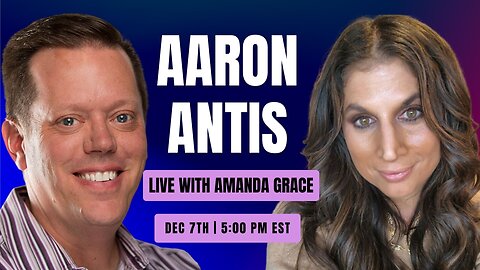 Amanda Grace Talks... LIVE AARON ANTIS: PAINTING THE LIFE OF JESUS AND A VISION OF JESUS!!