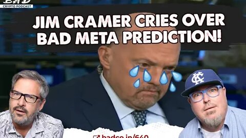 Jim Cramer Cries 😢 Over Meta Fail 😂 - Bad News For October 28, 2022
