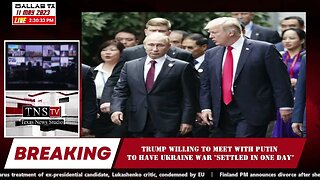 Trump Willing To Meet With Putin To Have Ukraine War "Settled In One Day"