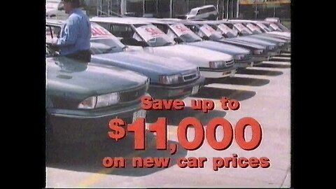 TVC - Alan Mance and Geoff Brady Used Car Dealers (1991)