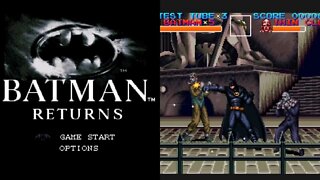 1992 Batman Returns (SNES). No Commentary Gameplay. Classic Games. Retro Games.| Piso games